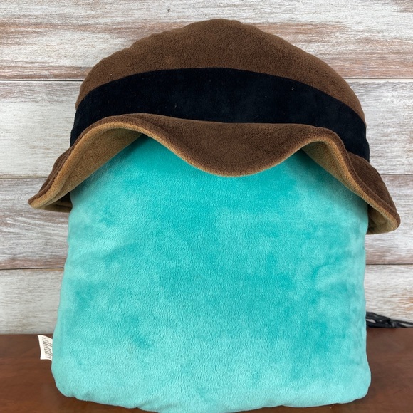 Disney Store 14"x11"x5" Perry the Platypus Plush Pillow - Agent P - Picture 4 of 6